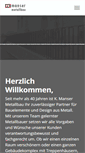 Mobile Screenshot of mansermetallbau.ch